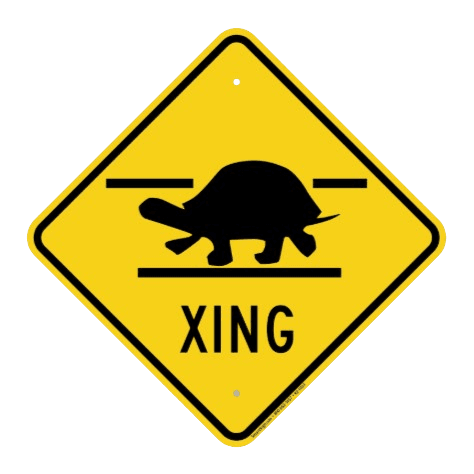 Wildlife Crossing Sign